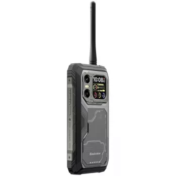 Blackview XPLORE 1 Walkie-talkie 22km 5G Rugged Phone 6.78-inch FHD 2460x1080 120Hz+2.01-inch 296x240 12+256GB MTK Dimensity 7050 octa-core 2.4Ghz Cam 50+64MP+20MP Night Vision 20000mAh NFC Gorilla Glass 5 Android 15 MIL-STD Black