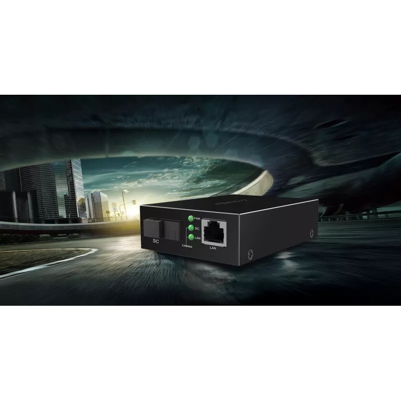 Tenda TFC100A Fast Ethernet Media Converter, Single-Mode SC, 20 km