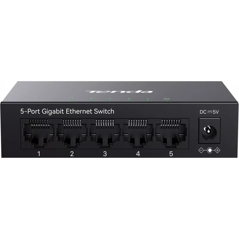 Tenda TEG1005M 5-Port Gigabit Ethernet Switch Desktop Plastic Fanless