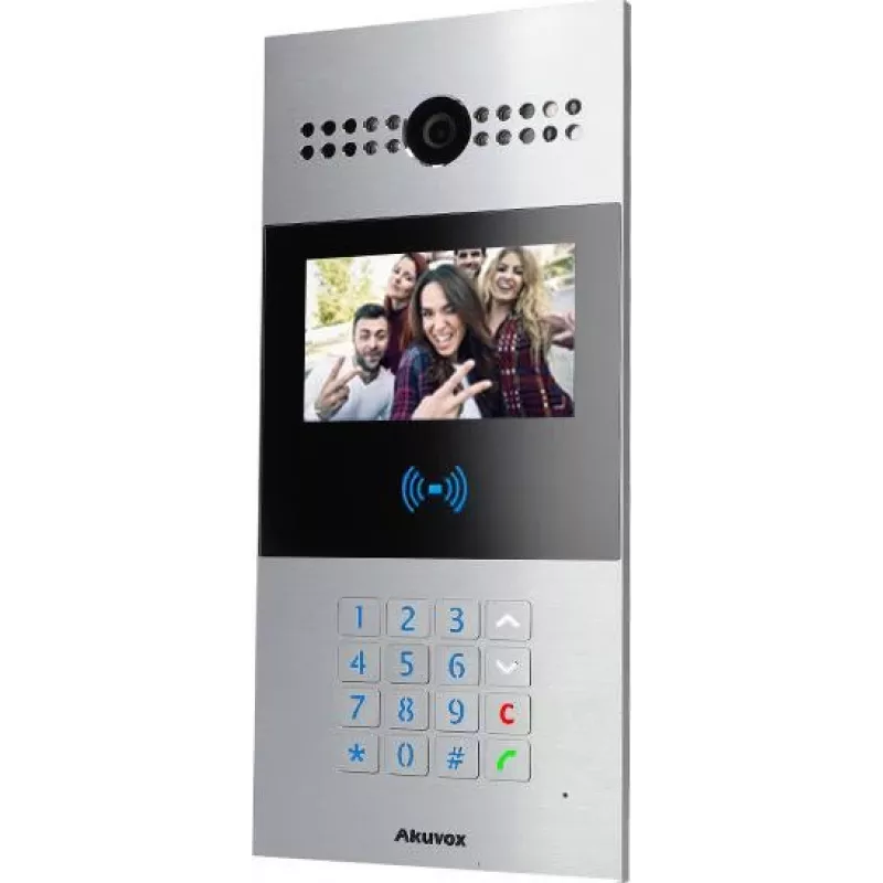 AKUVOX AKV-R28A Panel drzwiowy IP z 7-calowym ekranem dotykowym, rozpoznawaniem twarzy i PoE