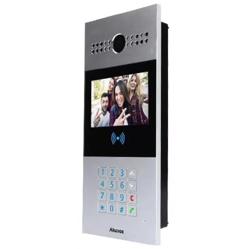 AKUVOX AKV-R28A Panel drzwiowy IP z 7-calowym ekranem dotykowym, rozpoznawaniem twarzy i PoE