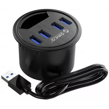 ORICO 4-Port USB 3.0 Hub USB-A 5Gbps Czarny