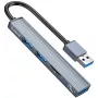 ORICO USB 3.0 4-Port USB-A Hub, 5Gbps, Czarny