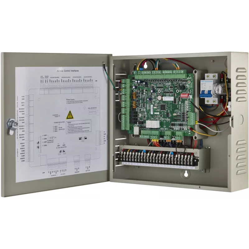 Kontroler dostępu Hikvision DS-K2602T, 2-drzwiowy, TCP/IP, RS-485, Wiegand