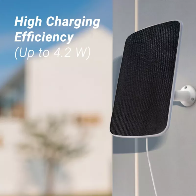 EZVIZ EB3 3MP Bezprzewodowa Kamera IP z Panelem Słonecznym, USB-C, Kolorowe Nocne Widzenie, Dwukierunkowe Audio, IP65, Bateria 5200mAh