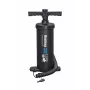 Bestway 37 cm Podwójnego działania pompka ręczna z 3 końcówkami - Czarny/Żółty