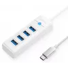 ORICO PW4U-C3-015-WH-EP Hub USB-C 4x USB-A 3.2 Gen 1 Biały