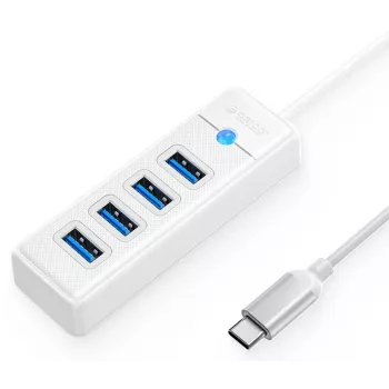 ORICO PW4U-C3-015-WH-EP Hub USB-C 4x USB-A 3.2 Gen 1 Biały