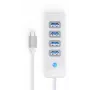 ORICO PW4U-C3-015-WH-EP Hub USB-C 4x USB-A 3.2 Gen 1 Biały