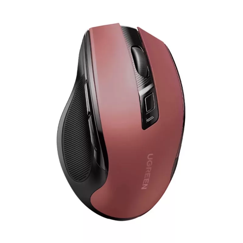 UGREEN MU006 Bezprzewodowa Mysz Optyczna 2.4GHz / Bluetooth 5.0 4000 DPI - Czerwona