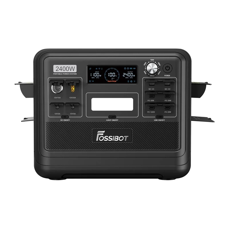 FOSSIBOT F2400 2400W stacja ładująca, czarny