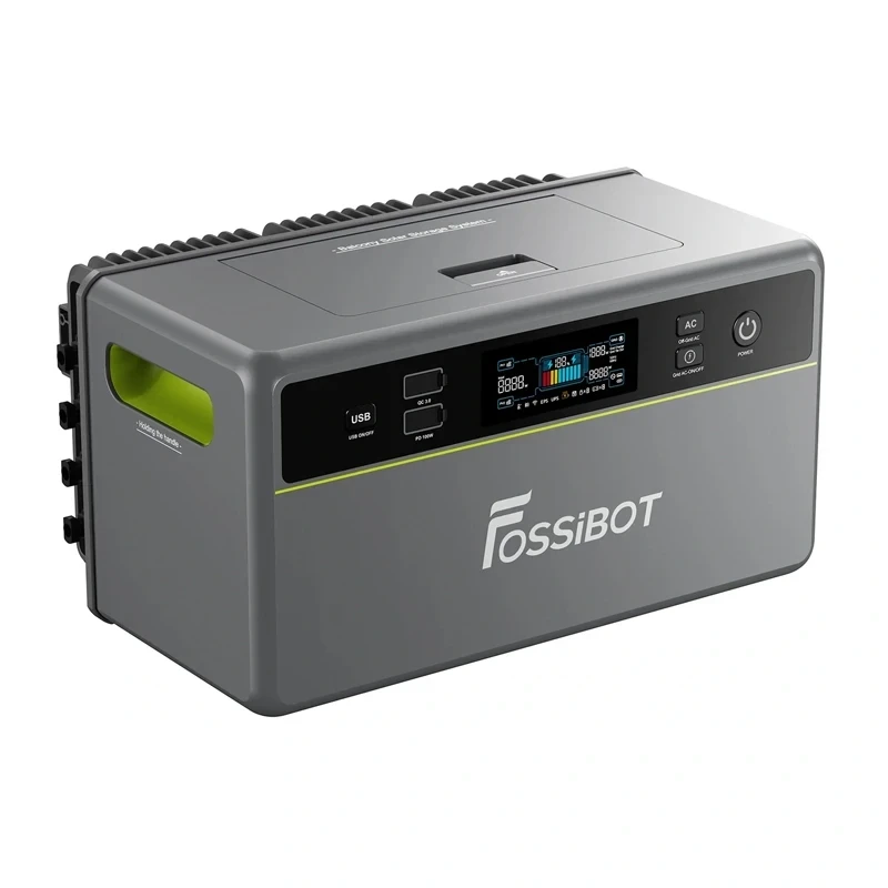 FOSSIBOT FBP1200 1200W Przenośna Stacja Zasilania (Zielony)