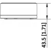 Hikvision DS-1280ZJ-S-Y(O-STD) Puszka montażowa / Adapter mocujący - Biały