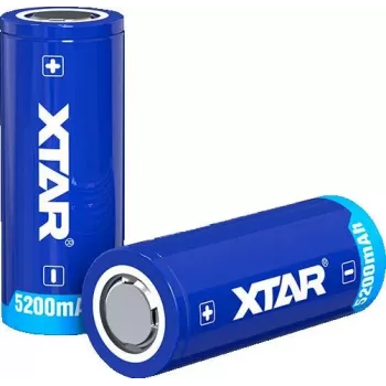 Akumulator XTAR 26650 3.7V 5200mAh chroniony Li-Ion (Button Top)