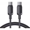 Joyroom USB-C do USB-C szybki kabel ładujący S-CC100A141B 120cm 60W 5A Czarny