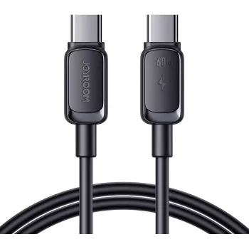 Joyroom USB-C do USB-C szybki kabel ładujący S-CC100A141B 120cm 60W 5A Czarny