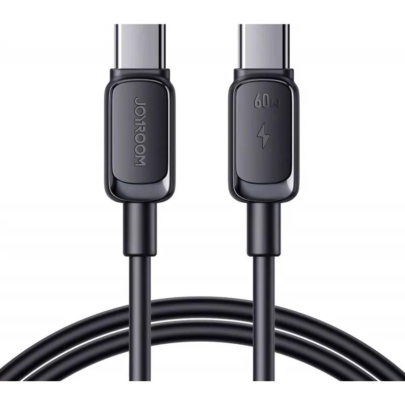 Joyroom USB-C do USB-C szybki kabel ładujący S-CC100A141B 120cm 60W 5A Czarny