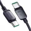 Joyroom USB-C do USB-C szybki kabel ładujący S-CC100A141B 120cm 60W 5A Czarny