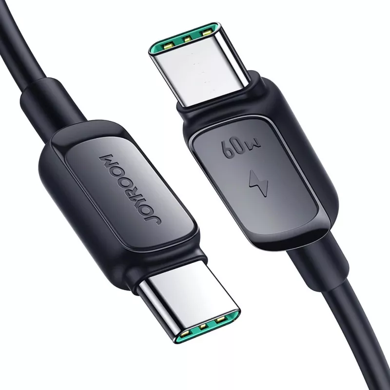 Joyroom USB-C do USB-C szybki kabel ładujący S-CC100A141B 120cm 60W 5A Czarny