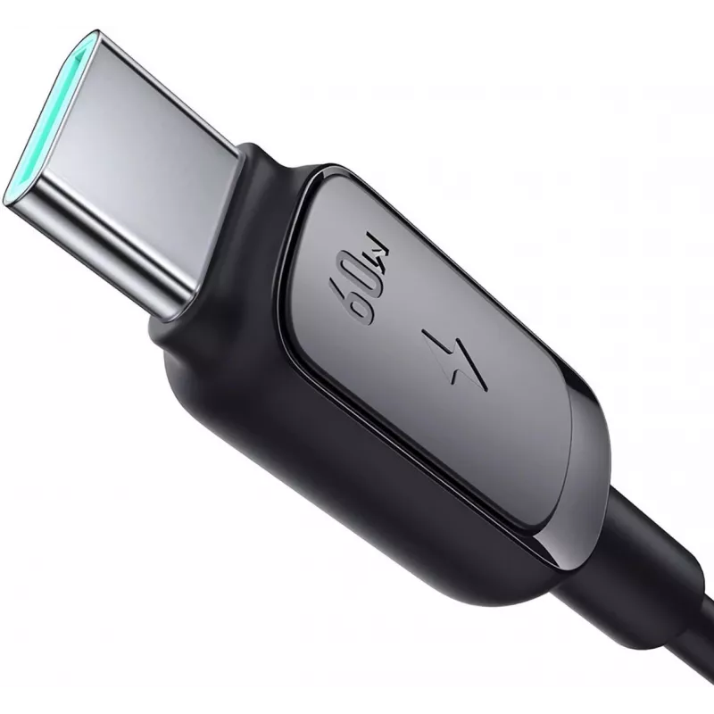 Joyroom USB-C do USB-C szybki kabel ładujący S-CC100A141B 120cm 60W 5A Czarny
