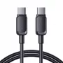 Joyroom USB-C do USB-C szybki kabel ładujący S-CC100A141B 120cm 60W 5A Czarny