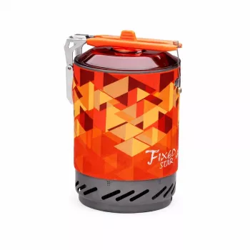Kuchenka kempingowa Fire-Maple FMS-X2 z pomarańczowym garnkiem