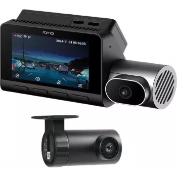 70mai T800 4K Dash Cam + RC24 Rear Camera HDR + 256GB SD Card