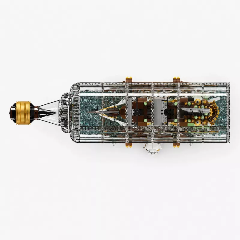 MOULD KING 10067 Flying Dutchman Ship-in-a-Bottle Building Set (2499 elementów)