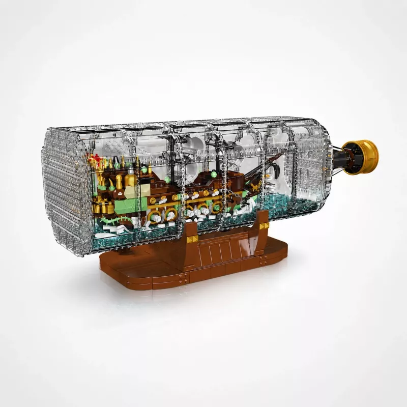MOULD KING 10067 Flying Dutchman Ship-in-a-Bottle Building Set (2499 elementów)