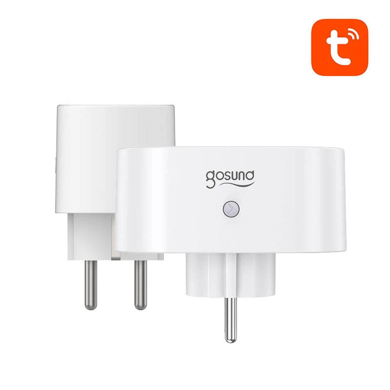 Gosund SP211 Podwójna inteligentna wtyczka WiFi (2 szt.) 3500W Tuya