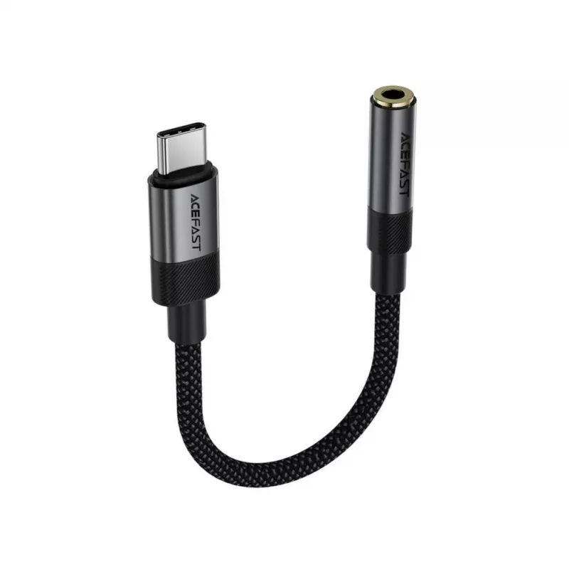 Acefast USB-C na 3.5mm J12 Adapter Audio Czarny