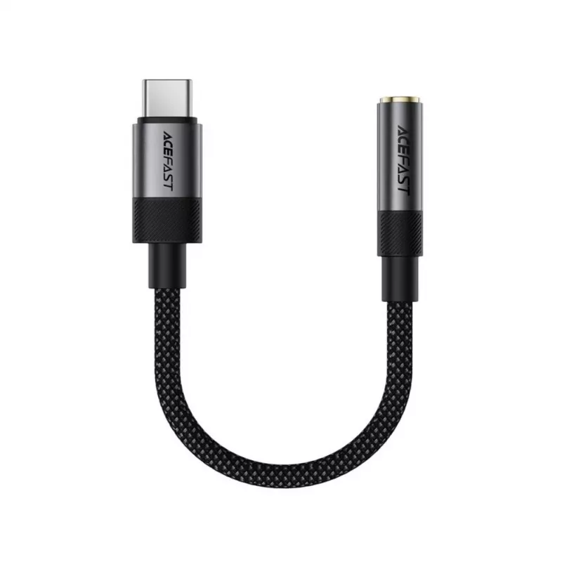 Acefast USB-C na 3.5mm J12 Adapter Audio Czarny