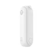 JISULIFE Handheld Fan 8 Biały Przenośny Wentylator USB z Power Bankiem 2000mAh i Latarką