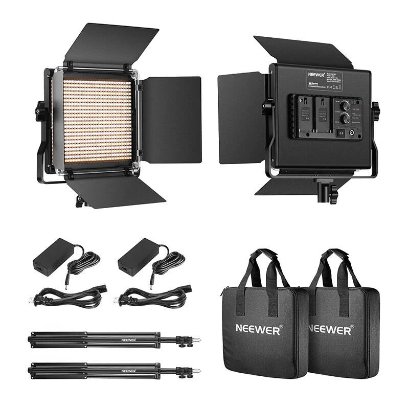 Zestaw świateł LED NEEWER 660 Bi-Color (2 lampy, 40W, 3200-5600K)