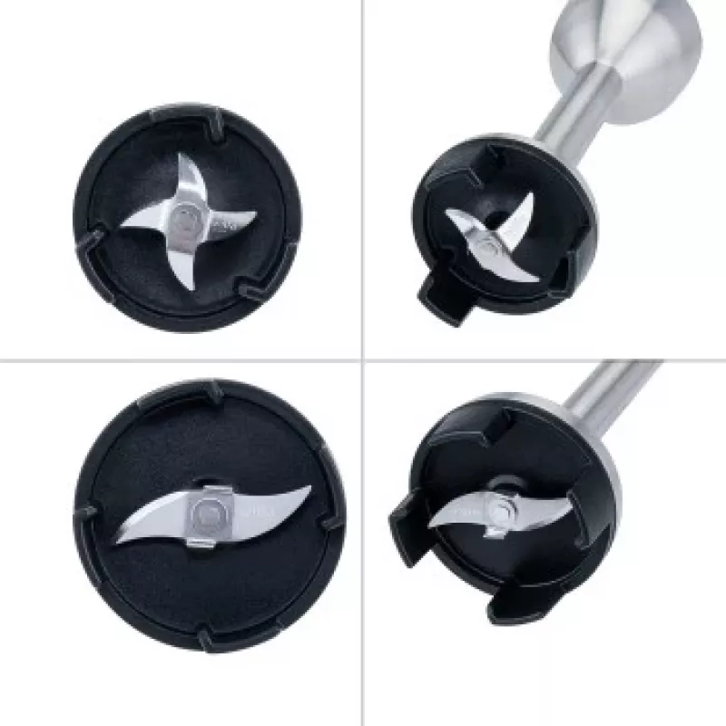 WILFA PROSTICK Blender ręczny Full-Pack 1000W Czarny/Stal nierdzewna