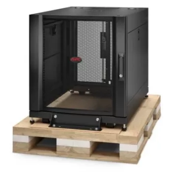 APC NetShelter SX 12U Server Rack Enclosure 600mm x 900mm z bokami, czarny, opakowanie zabezpieczające
