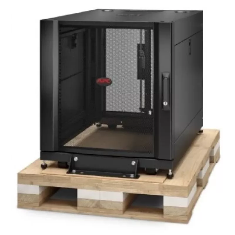 APC NetShelter SX 12U Server Rack Enclosure 600mm x 900mm z bokami, czarny, opakowanie zabezpieczające