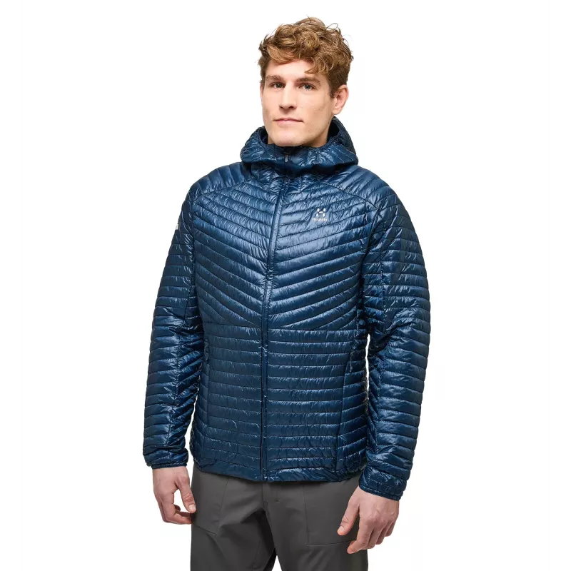 Kurtka ocieplana Haglöfs L.I.M. Mimic Hood - Tarn Blue