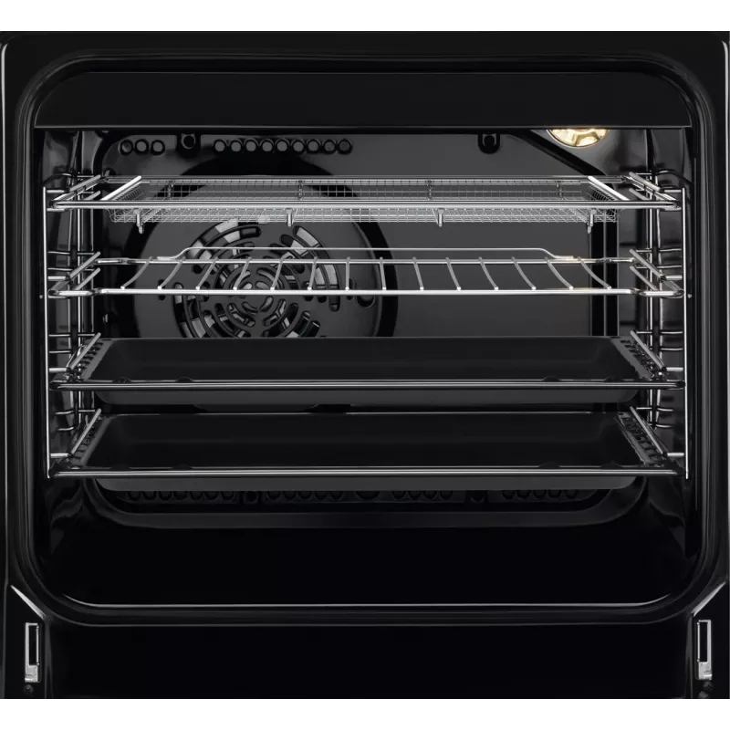 AEG CCB56491BW Wolnostojąca Kuchenka Elektryczna z Płytą Ceramiczną, 73L Piec Konwekcyjny i 39L Piec Tradycyjny, Biały