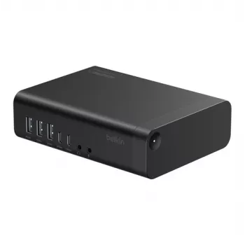 Belkin CONNECT Universal 16-w-1 Stacja dokująca z potrójnym wyświetlaczem 140W Czarny