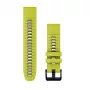 Garmin QuickFit 22 mm pasek do zegarka z silikonu, Lime/Graphite (010-13280-03)