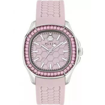Zegarek damski Philipp Plein PWTAA0123 38mm na czarnym pasku silikonowym