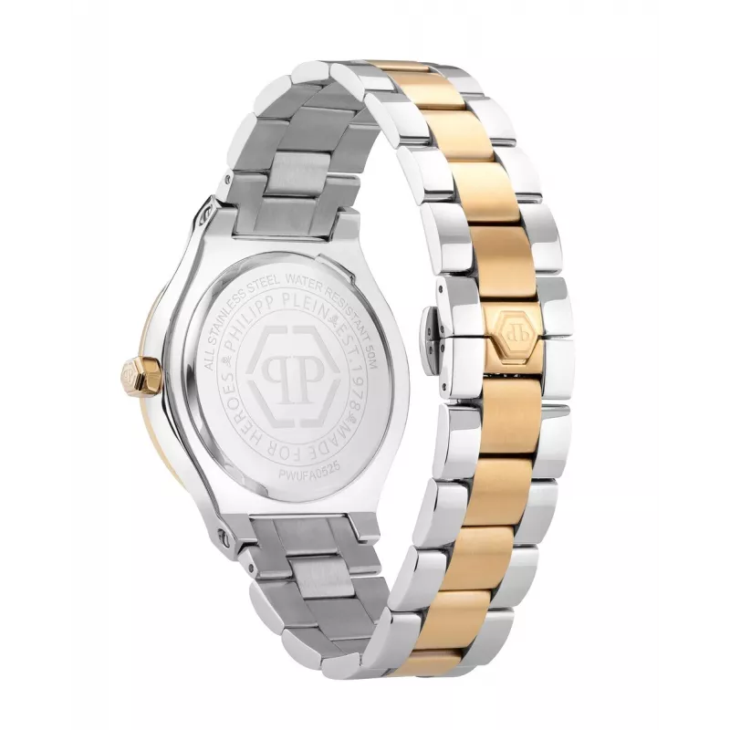 Philipp Plein The $kull King Męski Zegarek Kwarcowy PWUFA0525 44mm Czarny Pasek Silikonowy