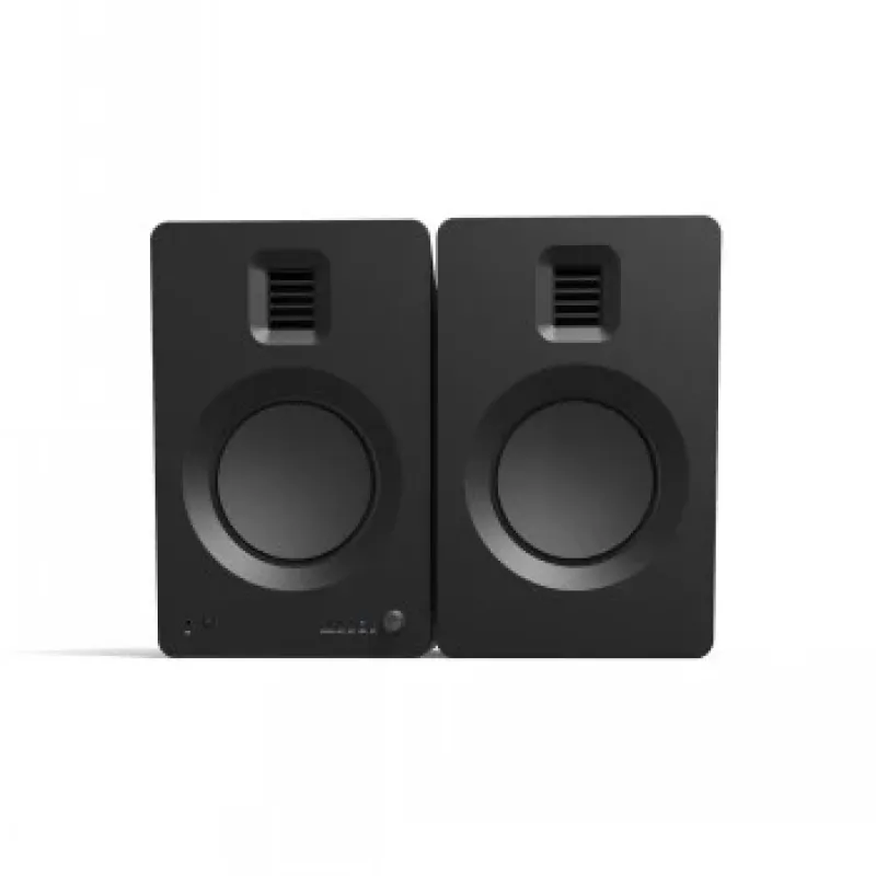 KANTO AUDIO TUKMB-FG Premium Powered Speaker z wyjściem słuchawkowym, USB DAC, dedykowanym przedwzmacniaczem gramofonowym, Bluetooth, matowa czerń (z przewodami zasilającymi typu F i G)