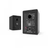 KANTO AUDIO TUKMB-FG Premium Powered Speaker z wyjściem słuchawkowym, USB DAC, dedykowanym przedwzmacniaczem gramofonowym, Bluetooth, matowa czerń (z przewodami zasilającymi typu F i G)