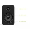 KANTO AUDIO YUP6 Pasywne Głośniki Podstawkowe Para - 1 inch Kopułka Jedwabna & 5.25 inch Woofer Kevlarowy - Czarny