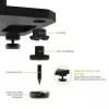 Kanto Audio 26 Tall Fillable Speaker Stands z izolującymi stopkami - czarny (para)