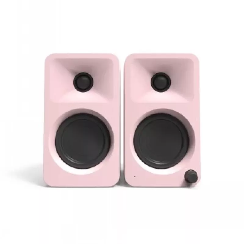 KANTO AUDIO 100W Powered Reference Desktop Speakers z Bluetooth - Różowy, Para (z kablem zasilającym Type C)