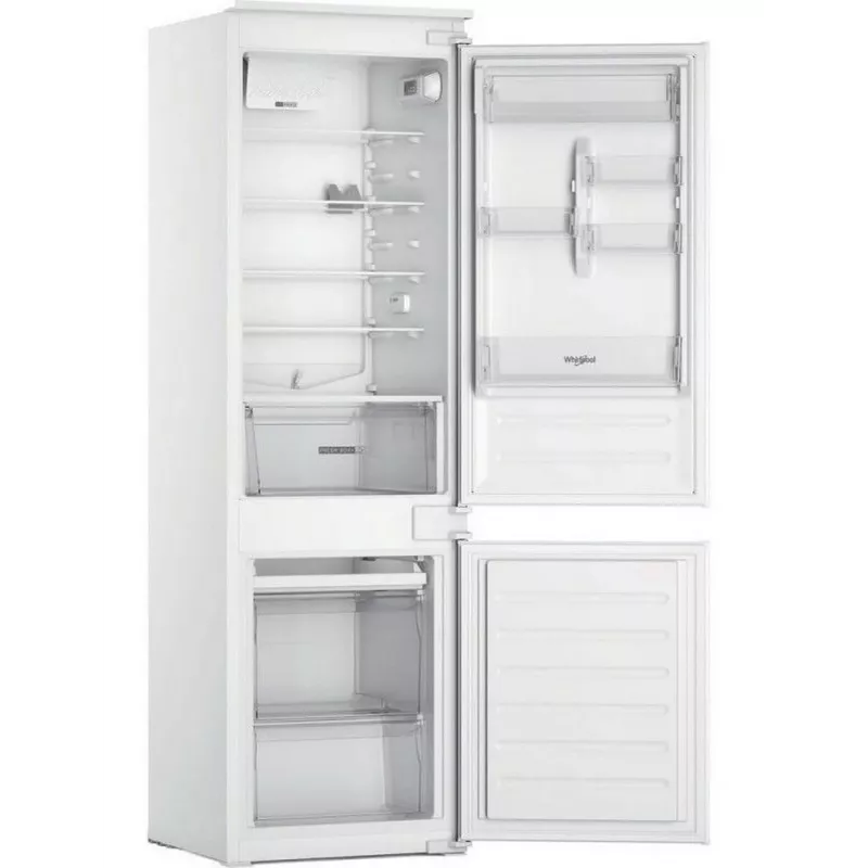 Whirlpool WHC18D011B1 Wbudowana chłodziarko-zamrażarka, 275 L, Klasa energetyczna F, Low Frost, Czarny