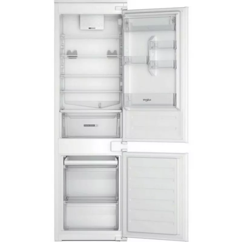 Whirlpool WHC18D011B1 Wbudowana chłodziarko-zamrażarka, 275 L, Klasa energetyczna F, Low Frost, Czarny